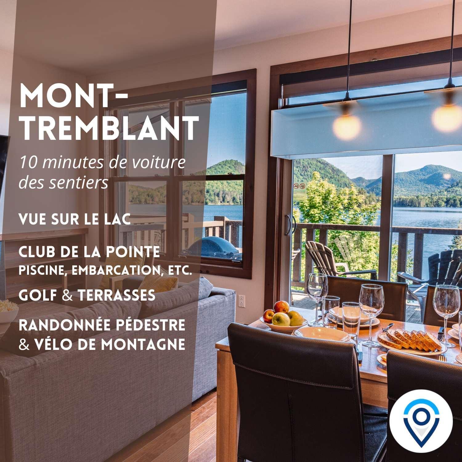 Lakefront Mountain View - Resort Loft Lac Superieur Luaran gambar